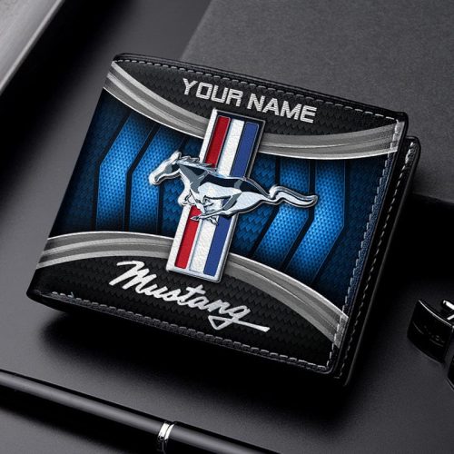 Ford-Mustang NNHD0862 3D Leather Wallet Multicolor