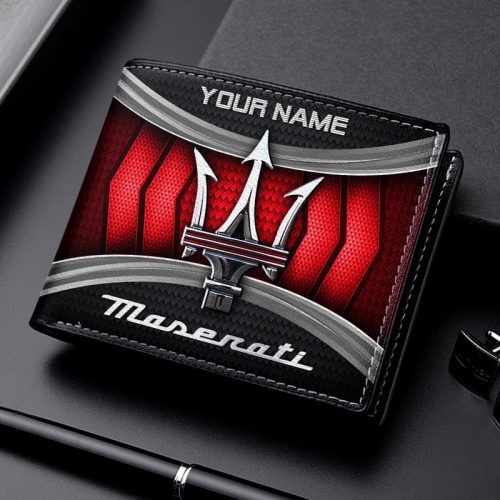 Maserati NNHD0879 3D Leather Wallet Multicolor