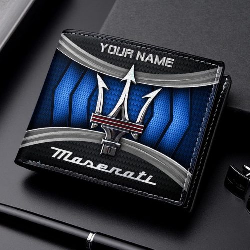 Maserati NNHD0879 3D Leather Wallet Multicolor