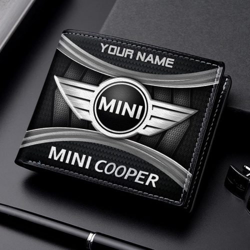 Mini cooper NNHD0883 3D Leather Wallet Multicolor