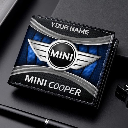 Mini cooper NNHD0883 3D Leather Wallet Multicolor