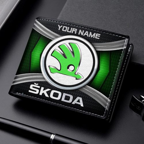 Skoda NNHD0901 3D Leather Wallet Multicolor