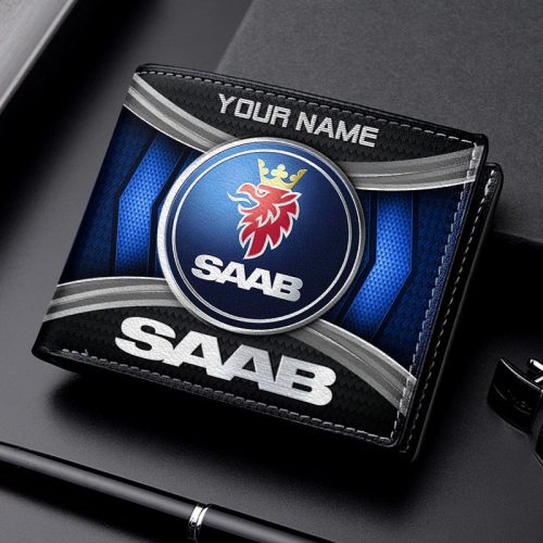 Saab NNHD0897 3D Leather Wallet Multicolor