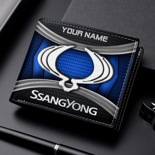SsangYong Motor NNHD0903 3D Leather Wallet Multicolor