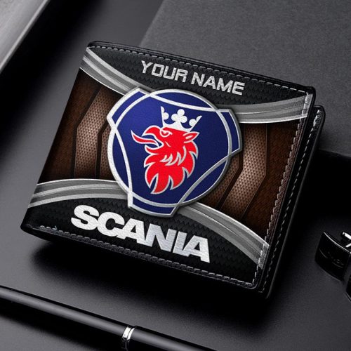 Scania NNHD0898 3D Leather Wallet Multicolor