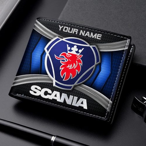 Scania NNHD0898 3D Leather Wallet Multicolor