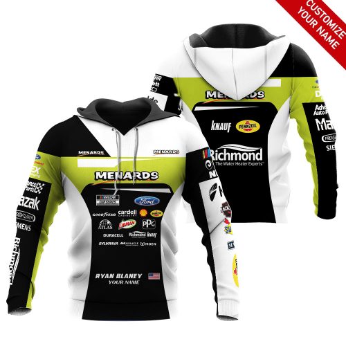 Ryan Blaney | Premium Car Racing 3D Printed Apparels