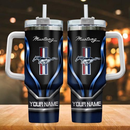 Ford-Mustang NNHM0263 40oz Handle Tumbler Multicolor