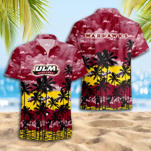 Louisiana Monroe Warhawks Hawaiian Shirt Tropical Style for Fans