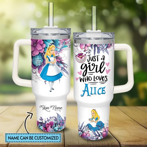 Disney Alice In Wonderland Stainless Steel Tumbler 40oz