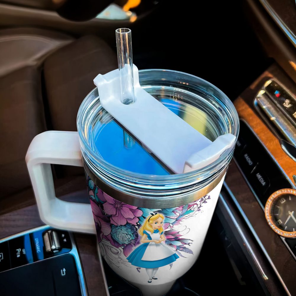 Disney Alice In Wonderland Stainless Steel Tumbler 40oz