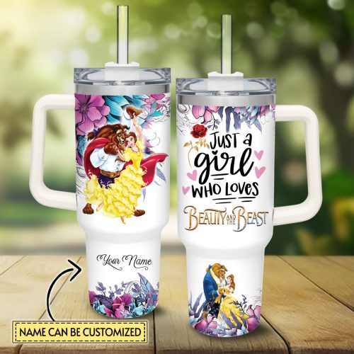Disney Beauty and the Beast Stainless Steel Tumbler 40oz