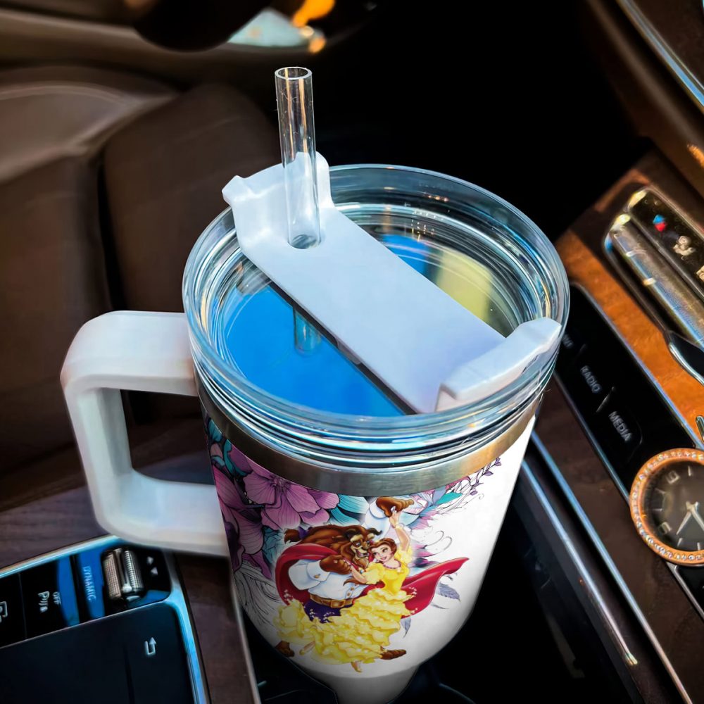 Disney Beauty and the Beast Stainless Steel Tumbler 40oz