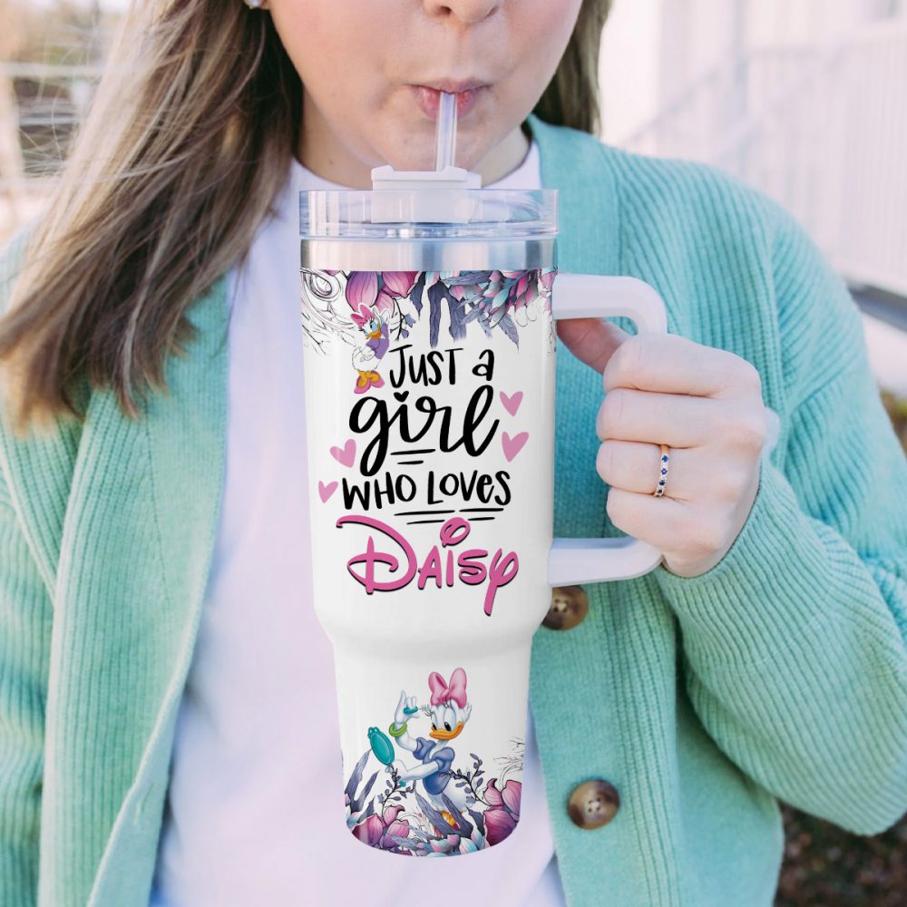 Disney Just A Girl Loves Daisy Stainless Steel Tumbler 40oz