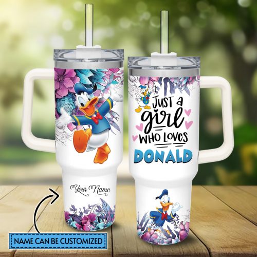 Disney Just A Girl Loves Donal Stainless Steel Tumbler 40oz