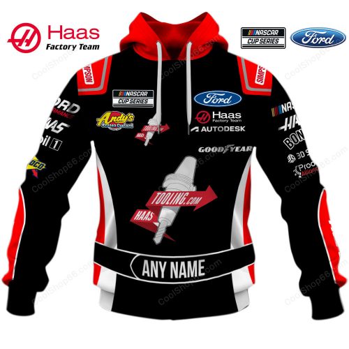 Haas Factory Team Cole Custer | Premium Car Racing 3D Printed Apparels