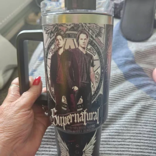 Supernatural 40oz Handle Tumbler NNHM1012 photo review
