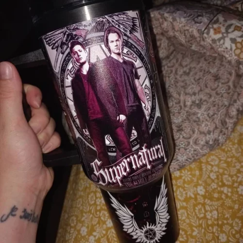 Supernatural 40oz Handle Tumbler NNHM1012 photo review
