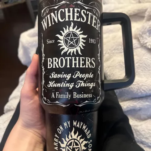 Supernatural 40oz Handle Tumbler NNHM1012 photo review