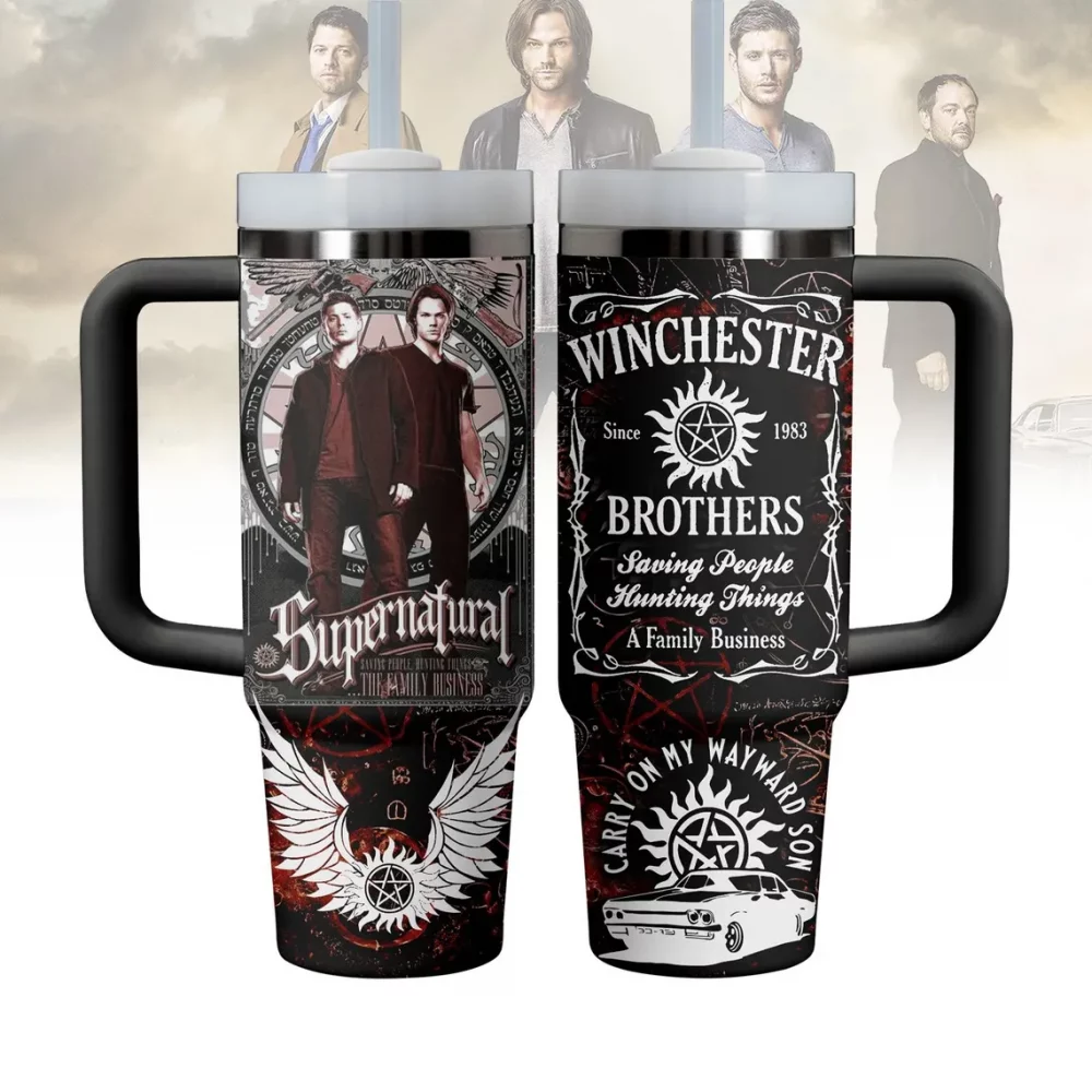 Supernatural 40oz Handle Tumbler NNHM1012