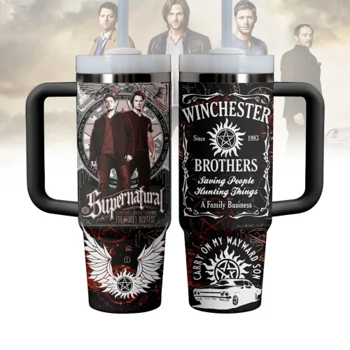 Supernatural 40oz Handle Tumbler NNHM1012