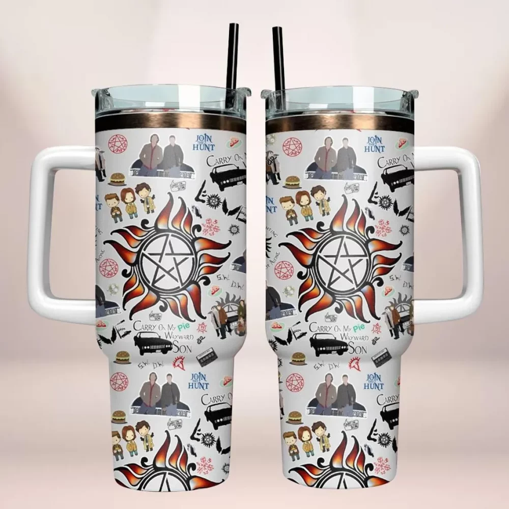 Supernatural 40oz Handle Tumbler NNHM1014