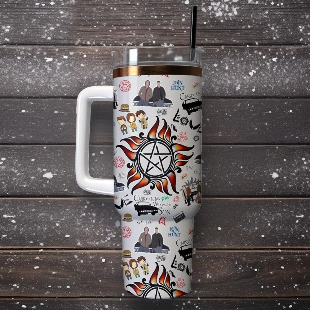 Supernatural 40oz Handle Tumbler NNHM1014