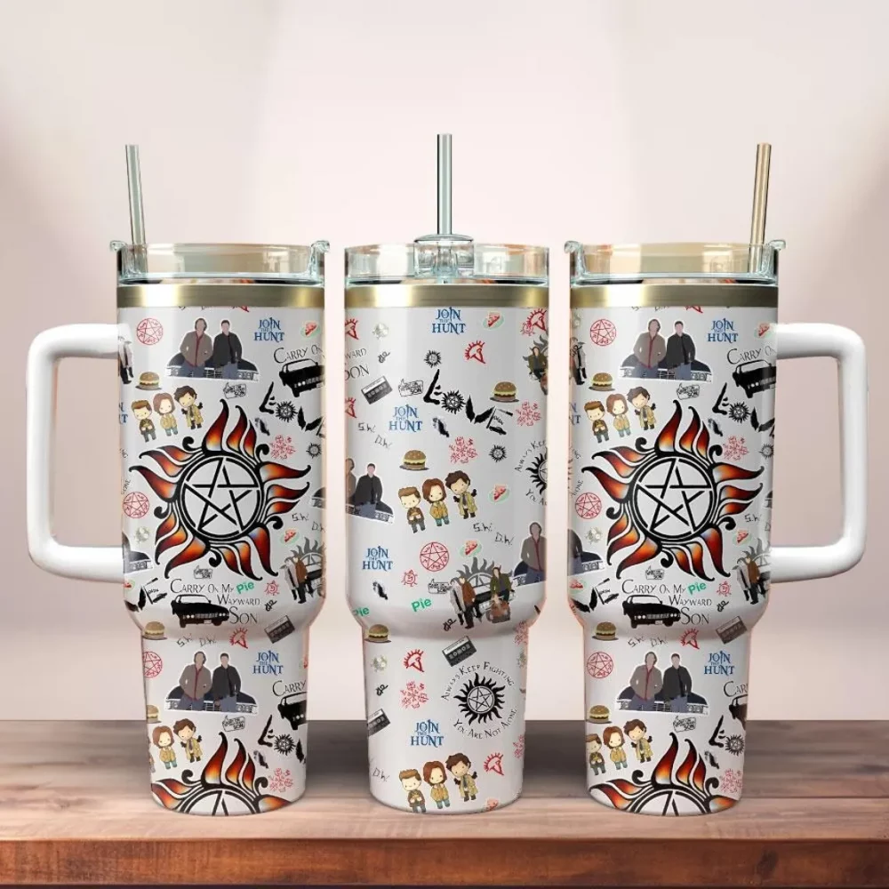 Supernatural 40oz Handle Tumbler NNHM1014