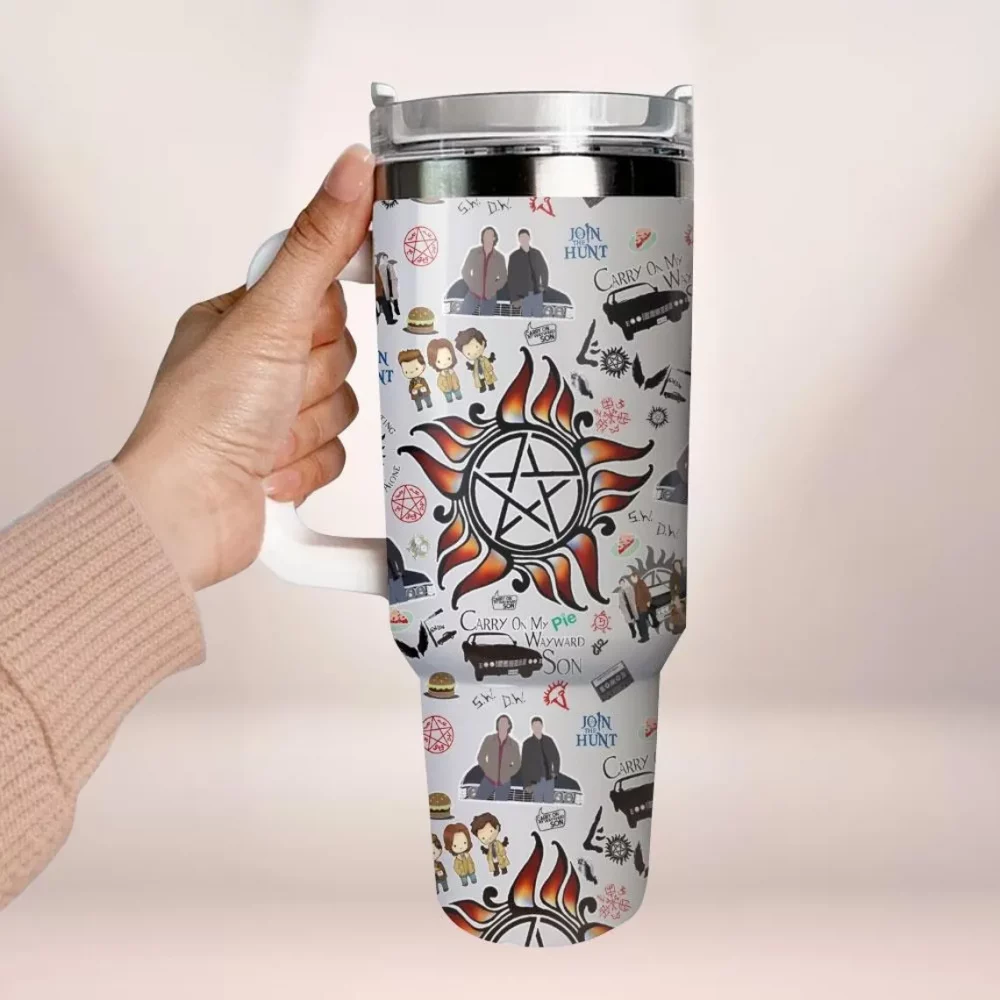Supernatural 40oz Handle Tumbler NNHM1014