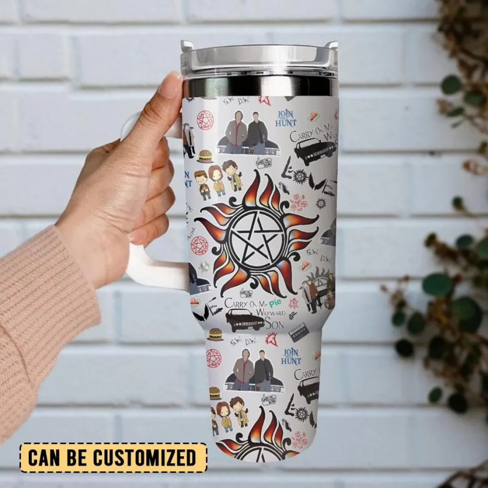 Supernatural 40oz Handle Tumbler NNHM1014