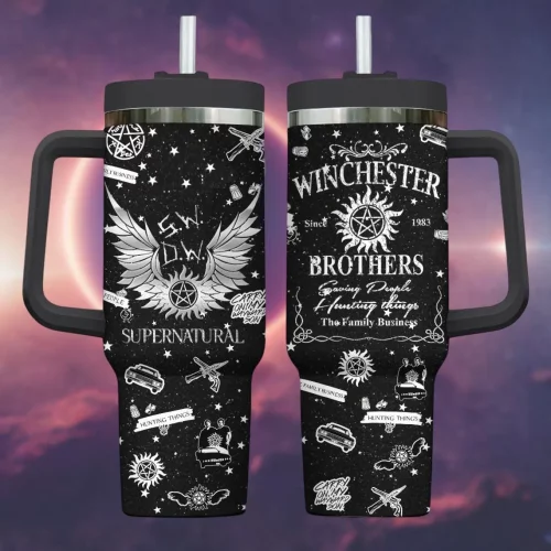 Supernatural 40oz Handle Tumbler NNHM1013