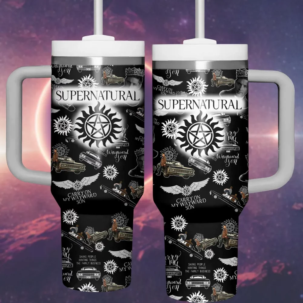 Supernatural 40oz Handle Tumbler NNHM1020