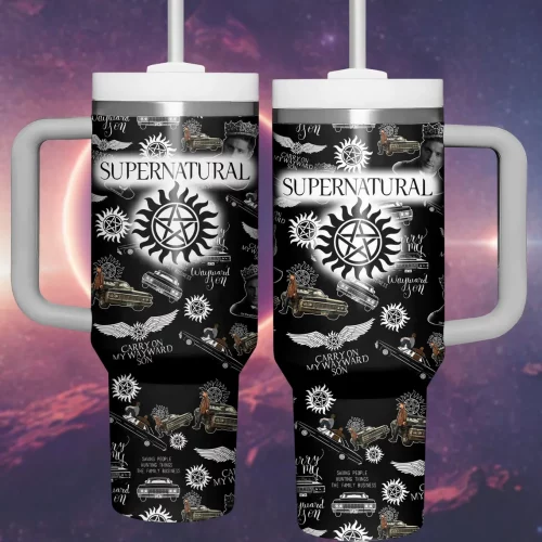 Supernatural 40oz Handle Tumbler NNHM1020