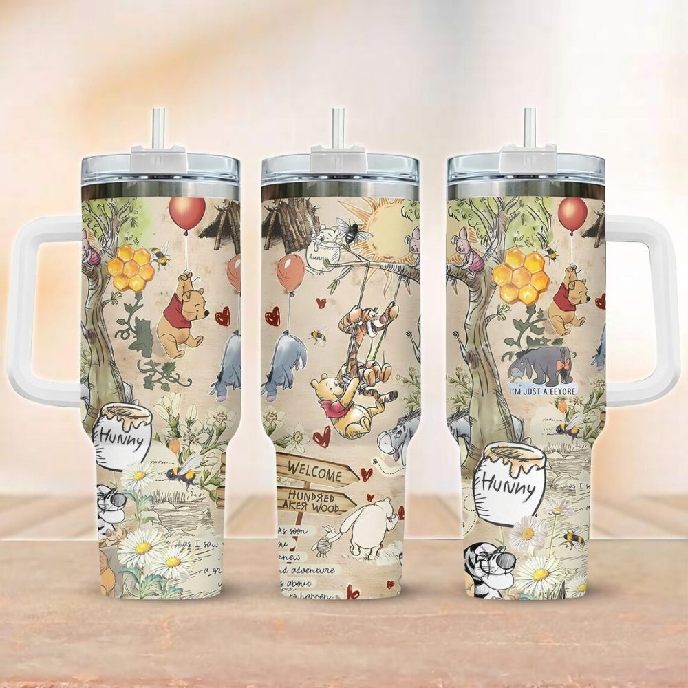 Disney Winnie-the-Pooh Stainless Steel Tumbler 40oz