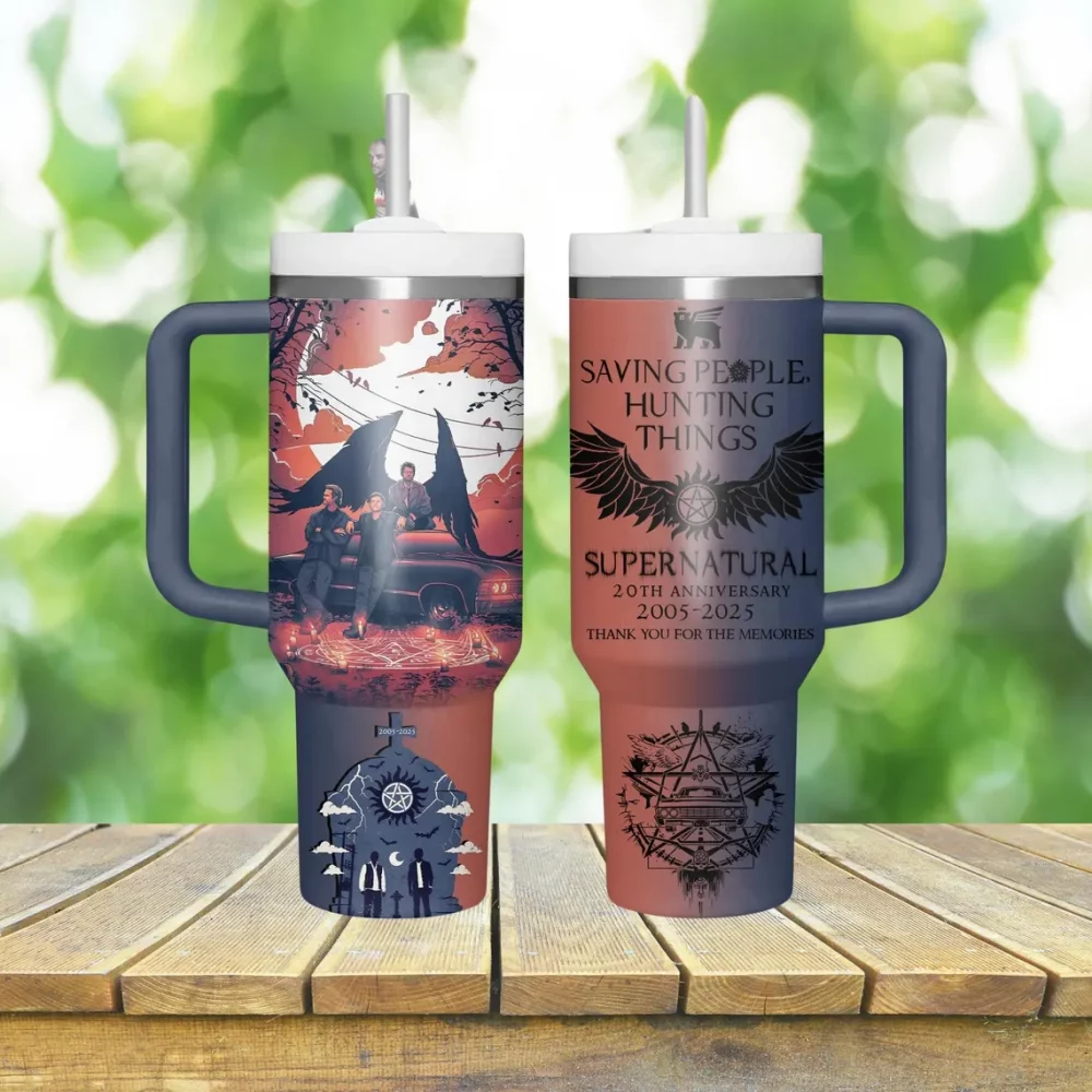 Supernatural 40oz Handle Tumbler NNHM1016