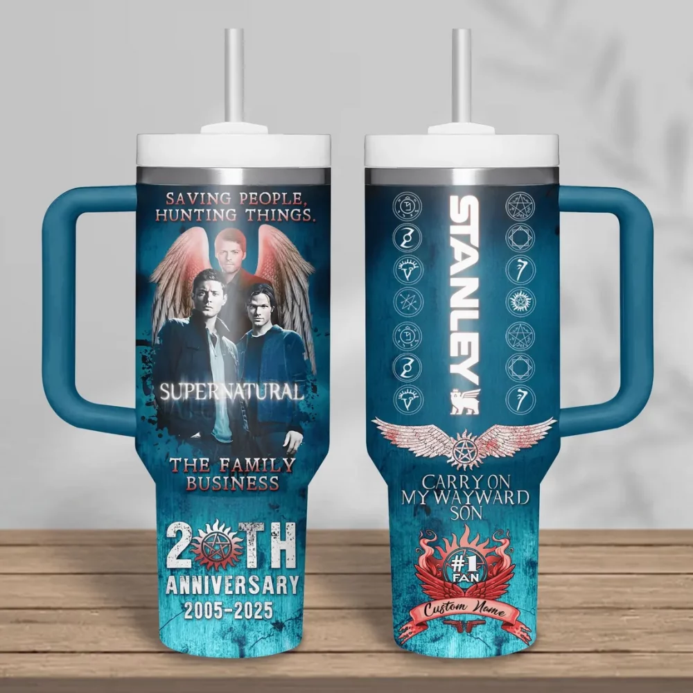 Supernatural 40oz Handle Tumbler NNHM1011