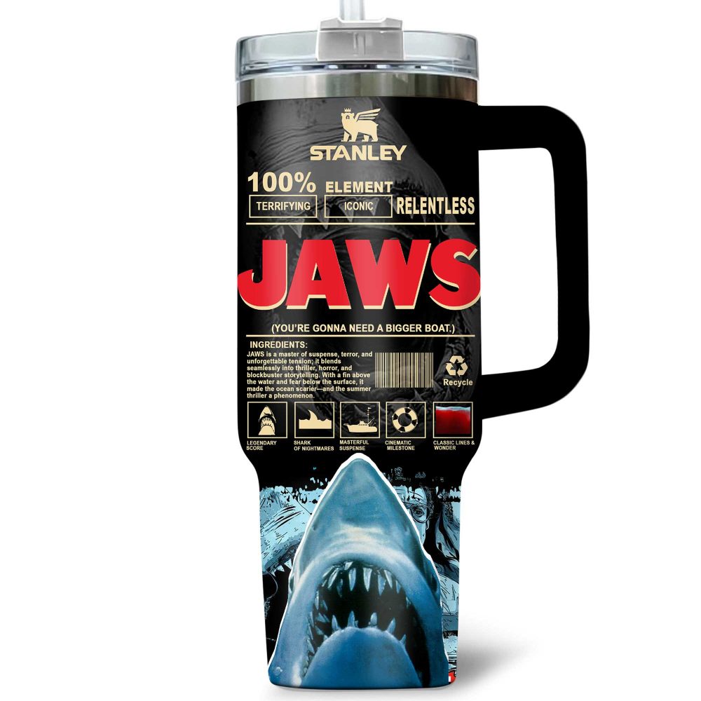 Jaws 1975 40oz Handle Tumbler NNHM1007