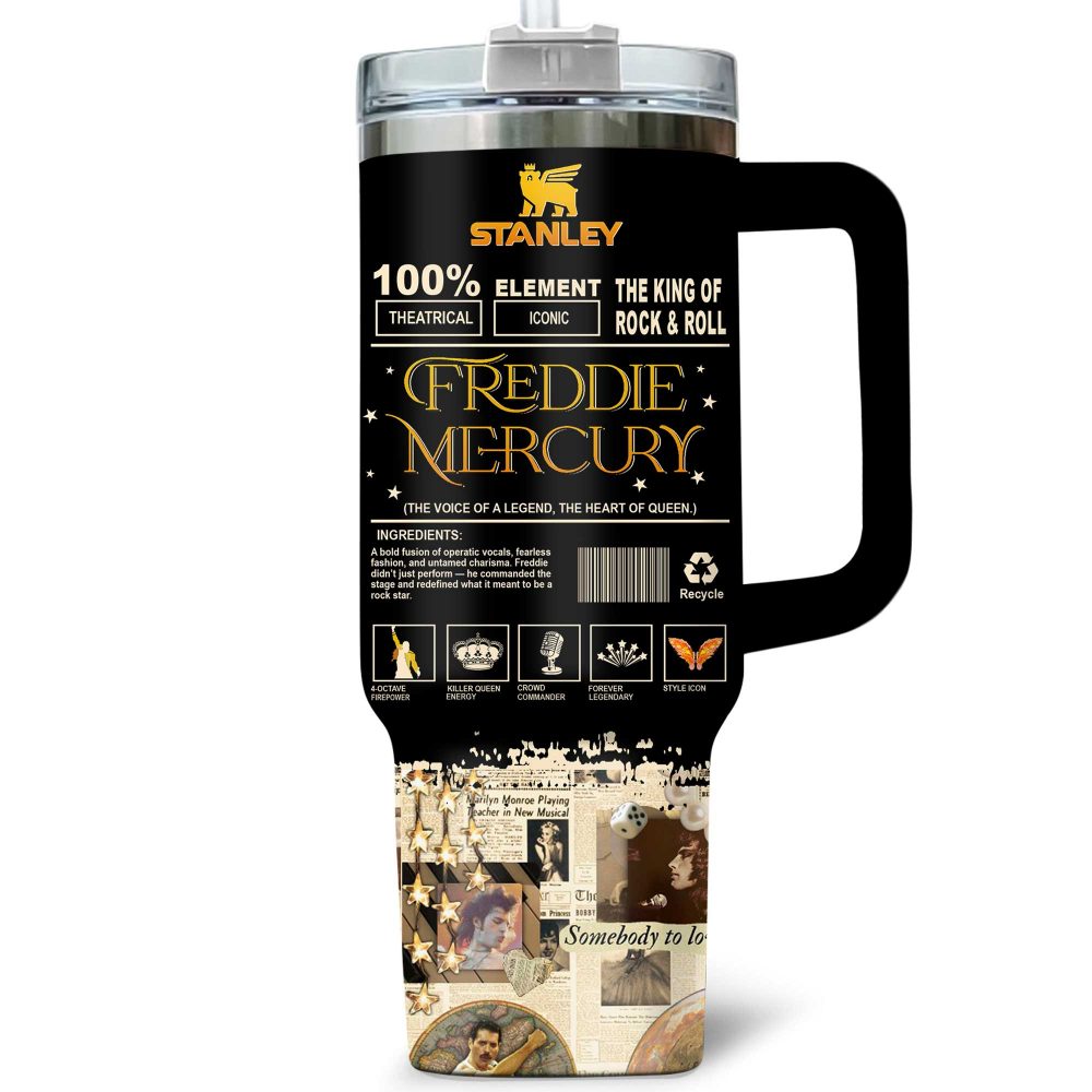 Freddie Mercury 40oz Handle Tumbler NNHM1003