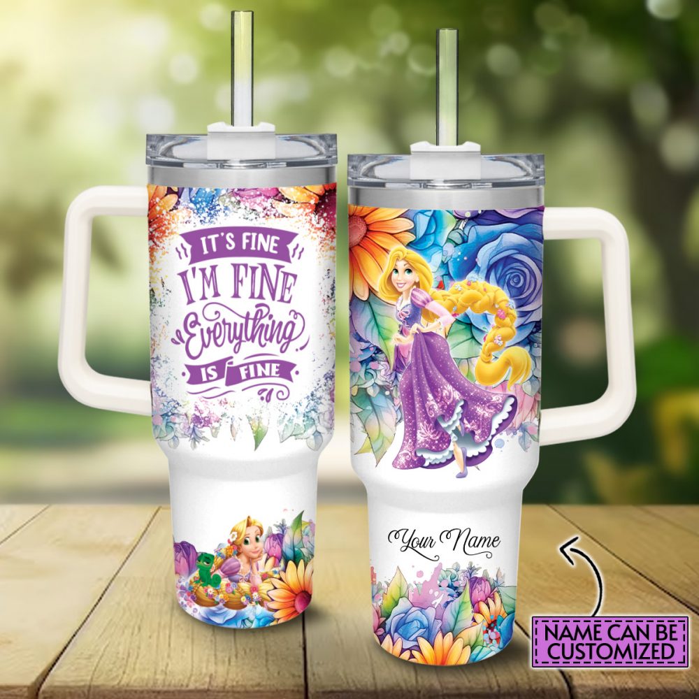 Disney Rapunzel Princess Stainless Steel Tumbler 40oz
