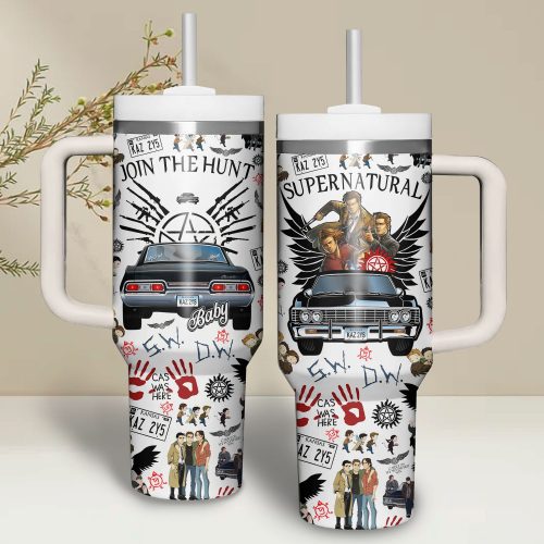 Supernatural 40oz Handle Tumbler NNHM1010
