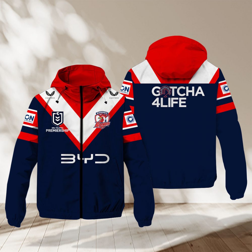Sydney Roosters Waterproof Jacket PURRJ235