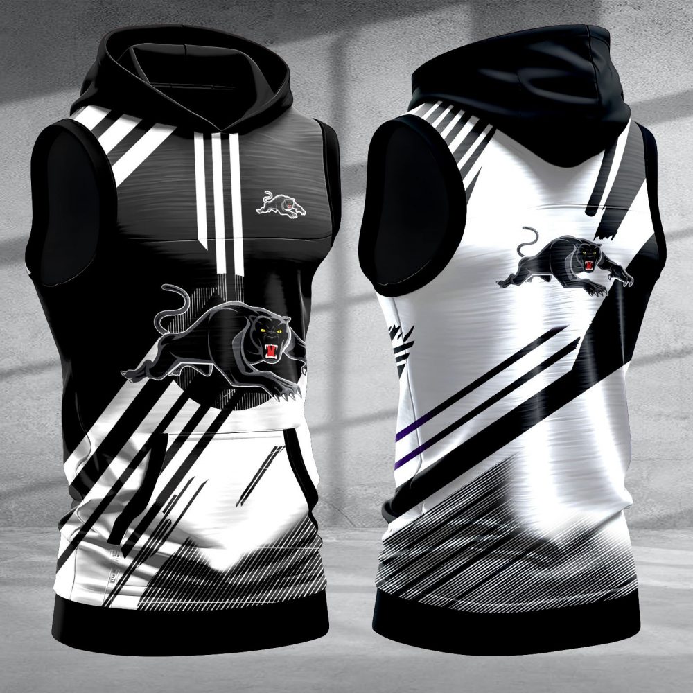Penrith Panthers Hooded Sleeveless Shirt PURZB432