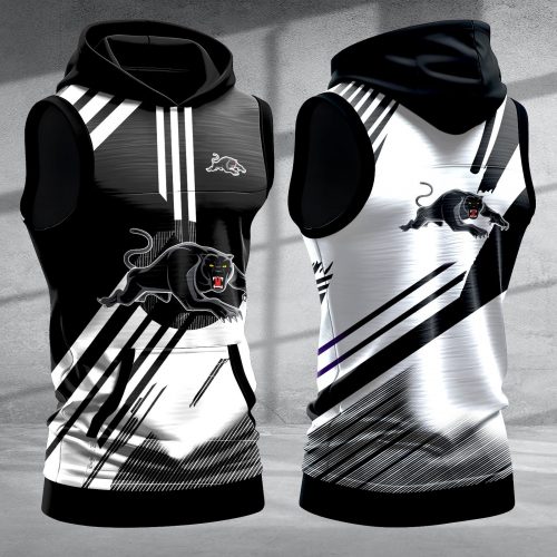 Penrith Panthers Hooded Sleeveless Shirt PURZB432