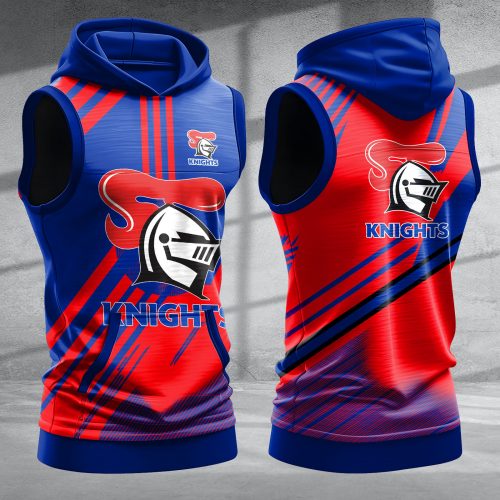Newcastle Knights Hooded Sleeveless Shirt PURZB429