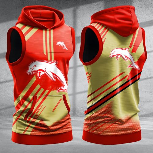 Dolphins Hooded Sleeveless Shirt PURZB424