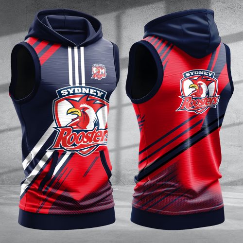 Sydney Roosters Hooded Sleeveless Shirt PURZB435