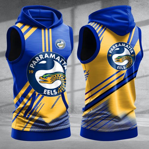 Parramatta Eels Hooded Sleeveless Shirt PURZB431