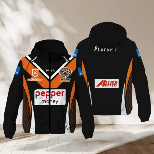 Wests Tigers Waterproof Jacket PURRJ236