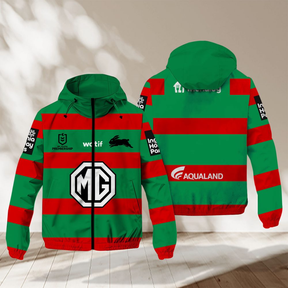 South Sydney Rabbitohs Waterproof Jacket PURRJ233