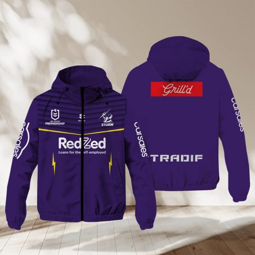 Melbourne Storm Waterproof Jacket PURRJ227